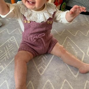 Handmade knitted Romper